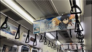 乗車中の上野東京ラインがダイヤ乱れすぎたせいで鶯谷駅付近に臨時停車した時の車内の様子。（2023.5.16.19:00）