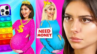 I cant believe what they said about poor people (RICH vs BROKE pregnant reaction)