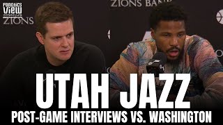 Will Hardy & Malik Beasley React to Utah Jazz Win vs. Washington, Jazz Strategy vs. Bradley Beal