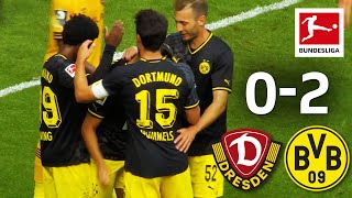 Hummels Leads BVB To Victory | Dynamo Dresden vs. Borussia Dortmund 0-2 | Highlights