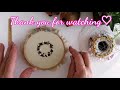 【刺繍初心者におすすめ】クリスマス刺繍・リースの刺し方を紹介する動画です。（how to embroider a christmas wreath for beginners）