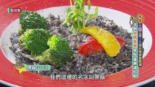 ★台南市★死侍賣鹹豬肉飯糰、中西合併的創意美食(黑飯)【週一愛玩客精華】黑爵士庭園餐廳、粗霸飯糰