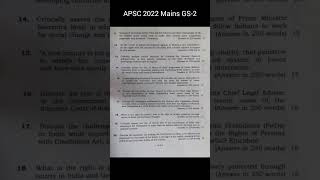 APSC GS-2 mains #apsc #apscpreparation #apscmains #upsc #polity #gs2 #apschemes  #apscurrentaffairs