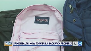 Dangers of heavy backpacks, how to fix the potential pain