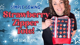 How to Sew a Two-Toned Zipper Tote Bag | Easy DIY Bag Tutorial for Beginners