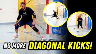 Mastering Diagonal Shot Defense for Goalkeepers #futsal #goalkeeper #gk