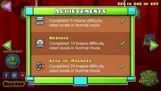 Newly Added Achievements [Geometry Dash 2.207]