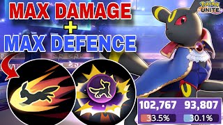 Max Out Both Damage and Defense with This Insane UMBREON Build | Pokemon Unite