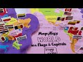 World Map Countries Capitals & Flags | Best Educational puzzle aid | ImagiMake Mapology Toy Review