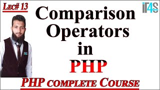 PHP Tutorial in Urdu | Hindi | Comparison Operators in PHP