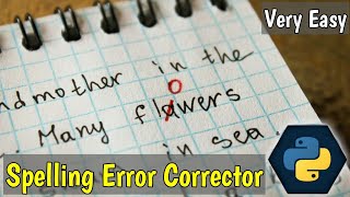 How to Create Spelling Corrector Program using Python | Textblob | Python Tutorial