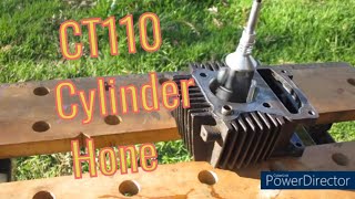 Honing A Honda CT 110 Cylinder - Using Basic Tools