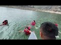 swimming in syarpu lake west rukum