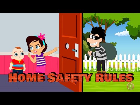 Home Safety Rules Song | Daily Safety Song for Kids | Awareness Rhyme | Bindi Music and Rhymes