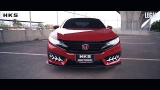 HKS LEGAL MUFFLER HONDA CIVIC FC RS CARBON