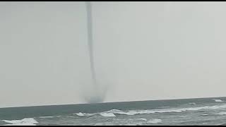 kodur beach lo akasam lo vintha dhrusyam(tornadoes)