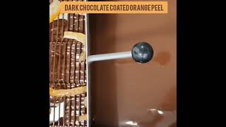 Dark Chocolate Coated Orange Peel #shorts | Poppy's Chocolates