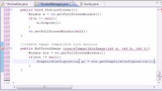 Java Game Development - 19 - Compatible Buffer Images