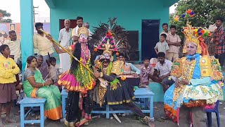 Therukoothu | மதத்தரக்கன் விதத்தரக்கன் ஆர்பாட்டம் | இரட்டைகாளி சண்டை | கலைமகள் நாடக சபா