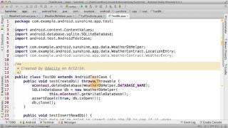 JUnit testing - Developing Android Apps