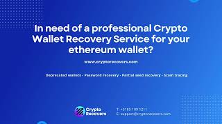 Ethereum Wallet Recovery - Lost or Forgotten password