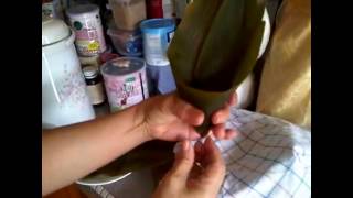 How to wrap Bak Chang / Zong Zi / Wrapped Glutinous Rice