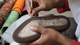 Making Handmade Men’s Loafers from Suede Calf Leather | Satisfying Shoe Making