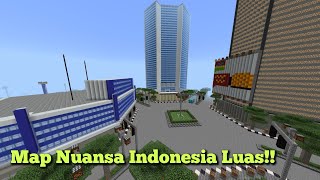 MINECRAFT || Map Nuansa Indonesia Keren Dan Besar!!