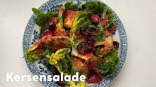 Halloumi salade met kersen - Samen koken met Allerhande