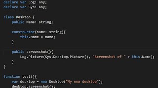 Using TestComplete Objects in TypeScript Classes