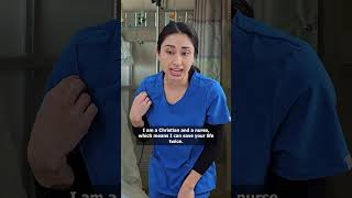 POV When You're a Christian and a Nurse #funny #nursing