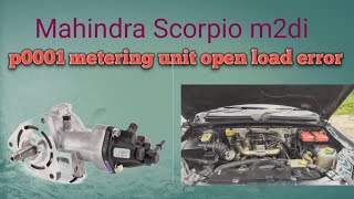 Mahindra Scorpio m2di starting problem p0001 #19