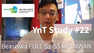 Step-by-step BEASISWA ICDF ke TAIWAN? Study in Taiwan 2022 - Study #22