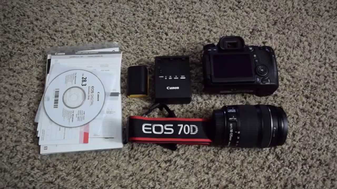 Canon EOS 70D Unboxing - YouTube