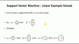 Solved Support Vector Machine Linear SVM Example by Mahesh Huddar