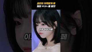 쵸단이 여초에게 좌표찍힌 그 발언