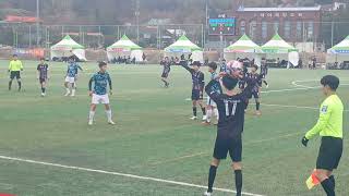 2025 금석배 전국 중학생 축구대회 전남강진군청자FC vs 전북군산시민축구단 전반전