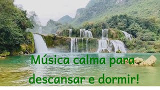 Música calma para descansar e dormir! Linda cachoeira! #paz #musicarelaxante @vidasimplesenatural2