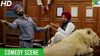 अक्षय कुमार ने लाया शेर को मेयर साहब के सामने - Funny Scene | Singh Is Bliing | Amy Jackson, Lara