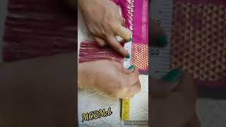 Saree Pallu knots I Traditional Saree Kuchu I #MCBMcb #shorts #youtubeshorts