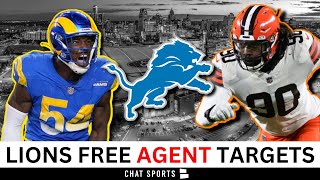 Detroit Lions Free Agent Targets After 2023 NFL Draft Ft. Leonard Floyd, Robbie Gould & Quinn