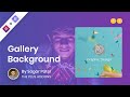 How to setup Gallery Section Row Background using Widget for The Plus Addons for Elementor?