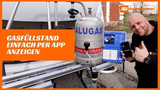 Truma Level Control bei ALUGAS - Einbau und Bedienung - Gasfüllstand per App anzeigen