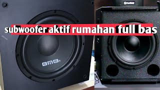 daftar harga subwoofer aktif rumahan full bas