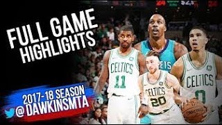 10/02/17 | Boston Celtics vs Charlotte Hornets - Full Game Highlights | 2017-18 NBA Season