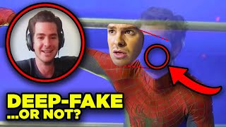 SPIDERMAN NO WAY HOME Andrew Garfield "Leak" Explained! (VFX Analysis)