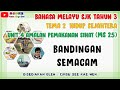 BM Tahun 3 Unit 4 (ms25) | Bandingan Semacam