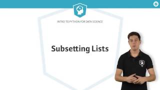 How to subset Python Lists