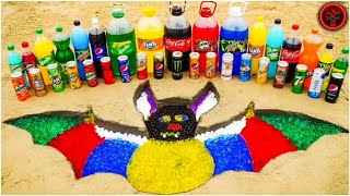 Experiment:- how to make a giant bat 🦇 with coca cola and mentos