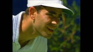 André Agassi vs Pete Sampras - Australian Open Final 1995 - Second Set